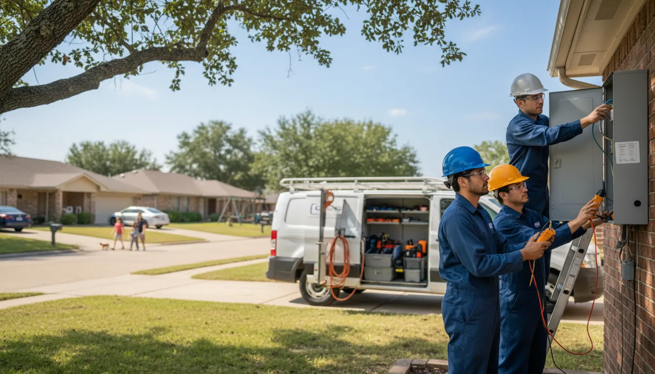 Certified electrician providing emergency electrical services in Kresgeville, PA